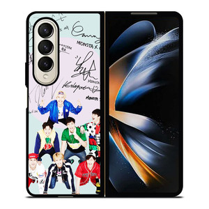 MONSTA X K POP SIGNATURE Samsung Galaxy Z Fold 4 Case Cover