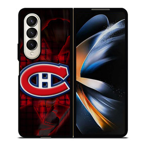 MONTREAL CANADIENS RED GLOW SYMBOL Samsung Galaxy Z Fold 4 Case Cover