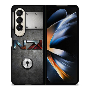 N7 MASS EFFECT METAL LOGO Samsung Galaxy Z Fold 4 Case Cover