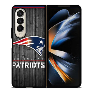 NEW ENGLAND PATRIOTS WOODEN LOGO Samsung Galaxy Z Fold 4 Case Cover