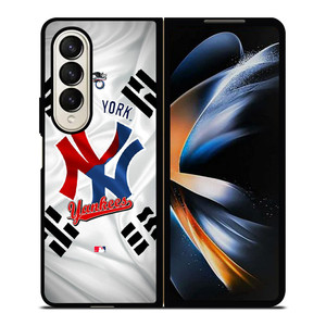 NEW YORK YANKEES BASEBALL LOGO Samsung Galaxy Z Fold 4 Case Cover
