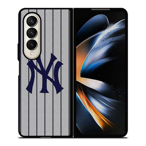 NEW YORK YANKEES ICON LOGO BASEBALL Samsung Galaxy Z Fold 4 Case Cover