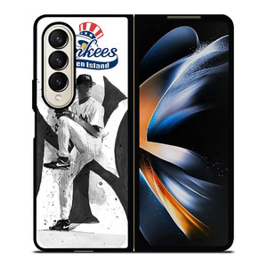 NEW YORK YANKEES MLB ART Samsung Galaxy Z Fold 4 Case Cover