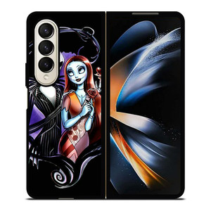 NIGHTMARE BEFORE CHRISTMAS CARTOON Samsung Galaxy Z Fold 4 Case Cover