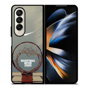 NIKE BASKETBALL NEVER STOPS RING Samsung Galaxy Z Fold 4 Case Cover