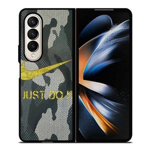 NIKE JUST DO IT CAMO Samsung Galaxy Z Fold 4 Case Cover NIKE JUST DO IT CAMO Samsung Galaxy Z Fold 4 Case Cover