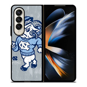 NORTH CAROLINA TAR HEELS MASCOT Samsung Galaxy Z Fold 4 Case Cover NORTH CAROLINA TAR HEELS MASCOT Samsung Galaxy Z Fold 4 Case Cover