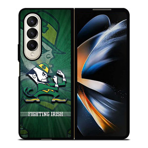 NOTRE DAME FIGHTING IRISH NFL Samsung Galaxy Z Fold 4 Case Cover NOTRE DAME FIGHTING IRISH NFL Samsung Galaxy Z Fold 4 Case Cover