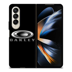 OAKLEY BLACK LOGO Samsung Galaxy Z Fold 4 Case Cover