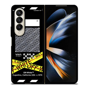 OFF WHITE X BATIK Samsung Galaxy Z Fold 4 Case Cover