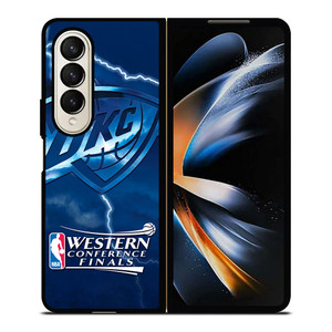 OKC OKLAHOMA CITY THUNDER NBA Samsung Galaxy Z Fold 4 Case Cover