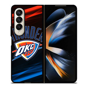 OKLAHOMA CITY THUNDER LOGO Samsung Galaxy Z Fold 4 Case Cover
