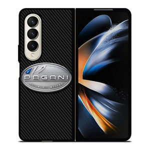 PAGANI AUTOMOBILI CARBON LOGO Samsung Galaxy Z Fold 4 Case Cover PAGANI AUTOMOBILI CARBON LOGO Samsung Galaxy Z Fold 4 Case Cover