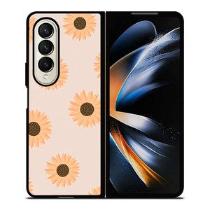 PASTEL SUNFLOWER PATTERN Samsung Galaxy Z Fold 4 Case Cover