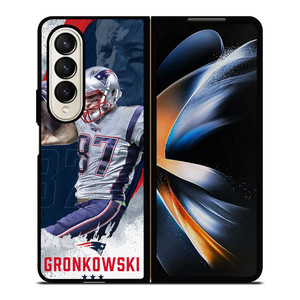 PATRIOTS ROB GRONKOWSKI NFL Samsung Galaxy Z Fold 4 Case Cover