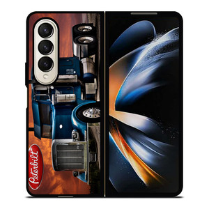 PETERBILT TRUCK BLUE Samsung Galaxy Z Fold 4 Case Cover
