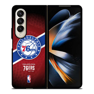 PHILADELPHIA 76ERS NBA TEAM LOGO Samsung Galaxy Z Fold 4 Case Cover