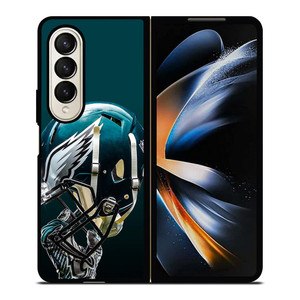 PHILADELPHIA EAGLES LOGO FOOTBALL HELMET ICON Samsung Galaxy Z Fold 4 Case Cover