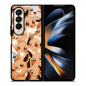 POKEMON EEVEE CUTE COLLAGE Samsung Galaxy Z Fold 4 Case Cover