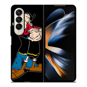 POPEYE AND OLIVE CARTOON Samsung Galaxy Z Fold 4 Case Cover