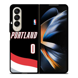 PORTLAND TRAIL BLAZERS NBA NIKE Samsung Galaxy Z Fold 4 Case Cover