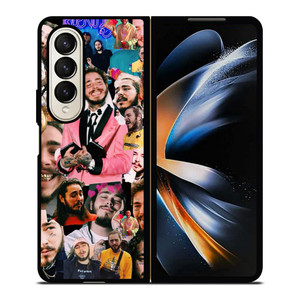 POST MALONE RAPPER COLLAGE Samsung Galaxy Z Fold 4 Case Cover