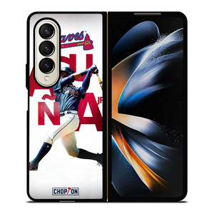 RONALD ACUNA JR ATLANTA BRAVES BASEBALL Samsung Galaxy Z Fold 4 Case Cover RONALD ACUNA JR ATLANTA BRAVES BASEBALL Samsung Galaxy Z Fold 4 Case Cover
