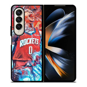 RUSSELL WESTBROOK HOUSTON ROCKETS Samsung Galaxy Z Fold 4 Case Cover