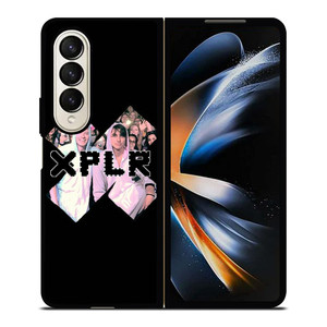 SAM AND COLBY XPLR LOGO Samsung Galaxy Z Fold 4 Case Cover