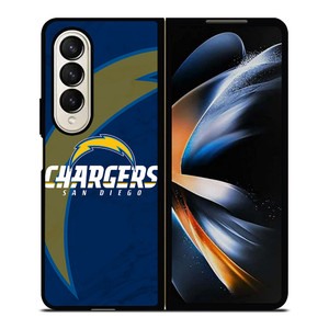 SAN DIEGO CHARGERS MARBLE Samsung Galaxy Z Fold 4 Case Cover