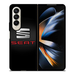 SEAT LOGO BLACK Samsung Galaxy Z Fold 4 Case Cover