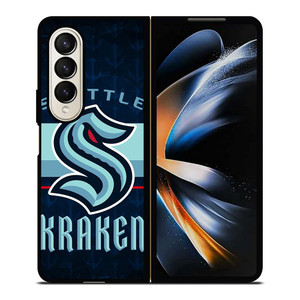 SEATTLE KRAKEN LOGO HOCKEY TEAM ICON Samsung Galaxy Z Fold 4 Case Cover
