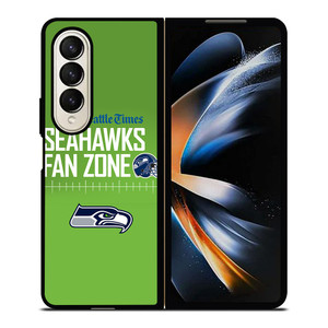 SEATTLE SEAHAWKS FANS ZONE Samsung Galaxy Z Fold 4 Case Cover SEATTLE SEAHAWKS FANS ZONE Samsung Galaxy Z Fold 4 Case Cover