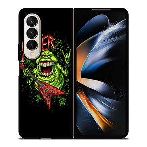 SLIMER GHOSTBUSTER GUITAR Samsung Galaxy Z Fold 4 Case Cover