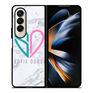 SOFIE DOSSI MARBELE LOGO Samsung Galaxy Z Fold 4 Case Cover