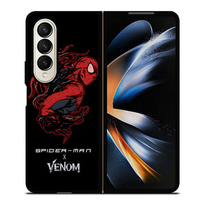 SPIDERMAN x VENOM COLABORATION Samsung Galaxy Z Fold 4 Case Cover SPIDERMAN x VENOM COLABORATION Samsung Galaxy Z Fold 4 Case Cover