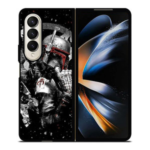 STAR WARS BOBA FETT ART Samsung Galaxy Z Fold 4 Case Cover STAR WARS BOBA FETT ART Samsung Galaxy Z Fold 4 Case Cover