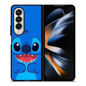 STITCH BLUE CARTOON CHARACTER Samsung Galaxy Z Fold 4 Case Cover