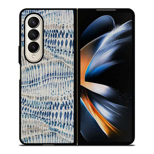 STRETCHED WAVY CHIFFON FABRIC Samsung Galaxy Z Fold 4 Case Cover