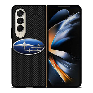SUBARU CARBON LOGO Samsung Galaxy Z Fold 4 Case Cover SUBARU CARBON LOGO Samsung Galaxy Z Fold 4 Case Cover