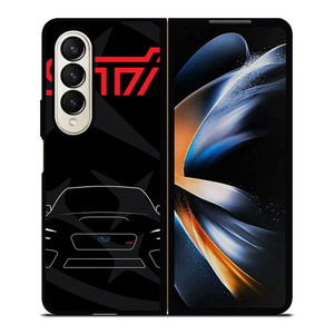 SUBARU STI CAR LOGO Samsung Galaxy Z Fold 4 Case Cover