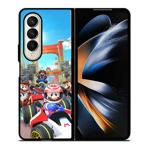 SUPER MARIO KART GAMES NINTENDO Samsung Galaxy Z Fold 4 Case Cover