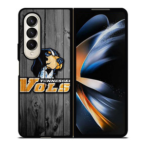 TENNESSEE VOLUNTEERS VOLS WOODEN LOGO Samsung Galaxy Z Fold 4 Case Cover