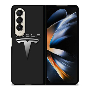 TESLA CAR LOGO Samsung Galaxy Z Fold 4 Case Cover