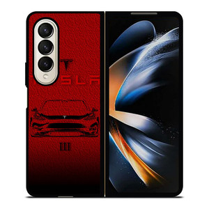 TESLA MOTORS ICON Samsung Galaxy Z Fold 4 Case Cover TESLA MOTORS ICON Samsung Galaxy Z Fold 4 Case Cover