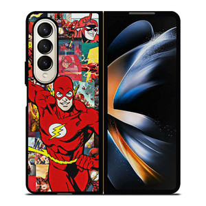 THE FLASCH CLASSIC DC COMICS RETRO Samsung Galaxy Z Fold 4 Case Cover