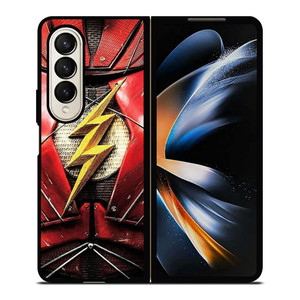 THE FLASH SUIT ARMOR LOGO Samsung Galaxy Z Fold 4 Case Cover THE FLASH SUIT ARMOR LOGO Samsung Galaxy Z Fold 4 Case Cover