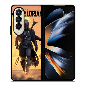 THE MANDALORIAN STAR WARS Samsung Galaxy Z Fold 4 Case Cover THE MANDALORIAN STAR WARS Samsung Galaxy Z Fold 4 Case Cover