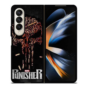THE PUNISHER SKULL BULLET LOGO FRANK CASTLE MARVEL Samsung Galaxy Z Fold 4 Case Cover THE PUNISHER SKULL BULLET LOGO FRANK CASTLE MARVEL Samsung Galaxy Z Fold 4 Case Cover