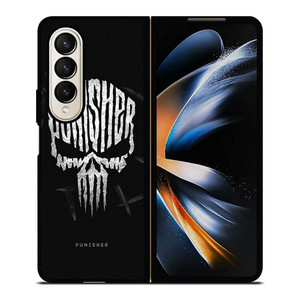 THE PUNISHER SKULL LOGO FRANK CASTLE MARVEL Samsung Galaxy Z Fold 4 Case Cover THE PUNISHER SKULL LOGO FRANK CASTLE MARVEL Samsung Galaxy Z Fold 4 Case Cover